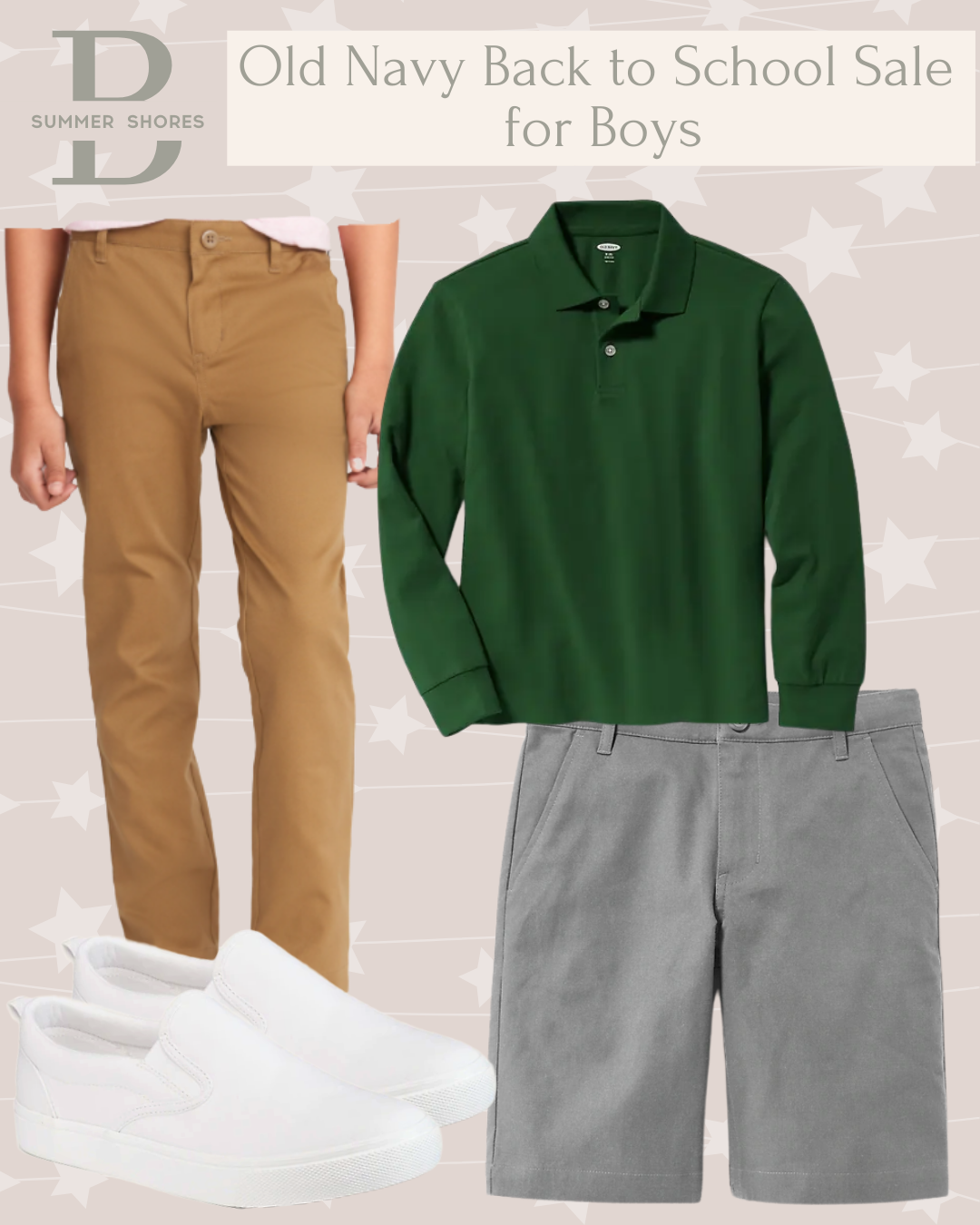 Shop the Old Navy Back to School Sale for Boys Being Summer Shores